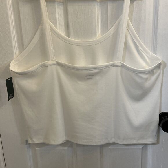 NWT Wild Fable Women’s White Sleeveless Basic Ribbed Tank Top Size 4X - Picture 10 of 16